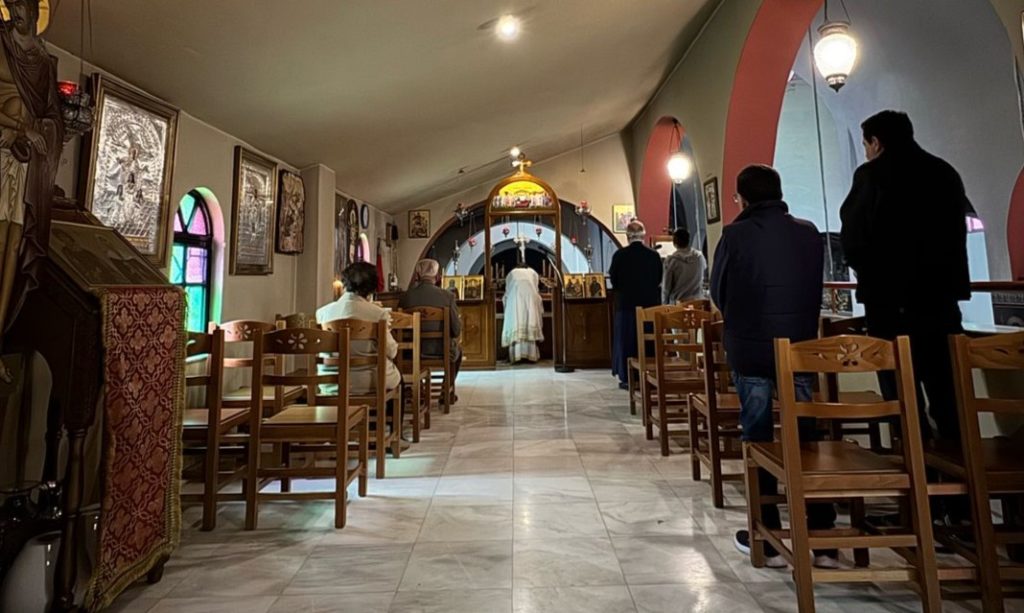 Μνήμη των Αγίων Εφραίμ του Νέου, Ειρήνης και Ευβούλου στην Αιδηψό