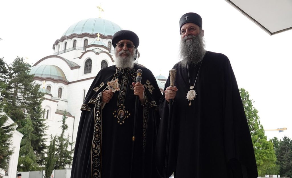 Патријарх Порфирије разговарао са патријархом Тавадросом II