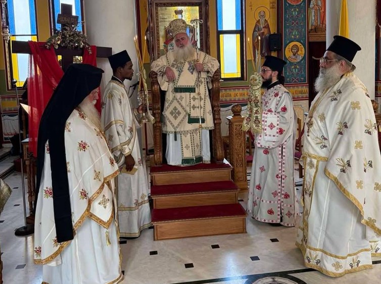 Ο Μητροπολίτης Κινσάσας ιερούργησε στον Ιερό Ναό Αγίας Μαρίνης Πατρών