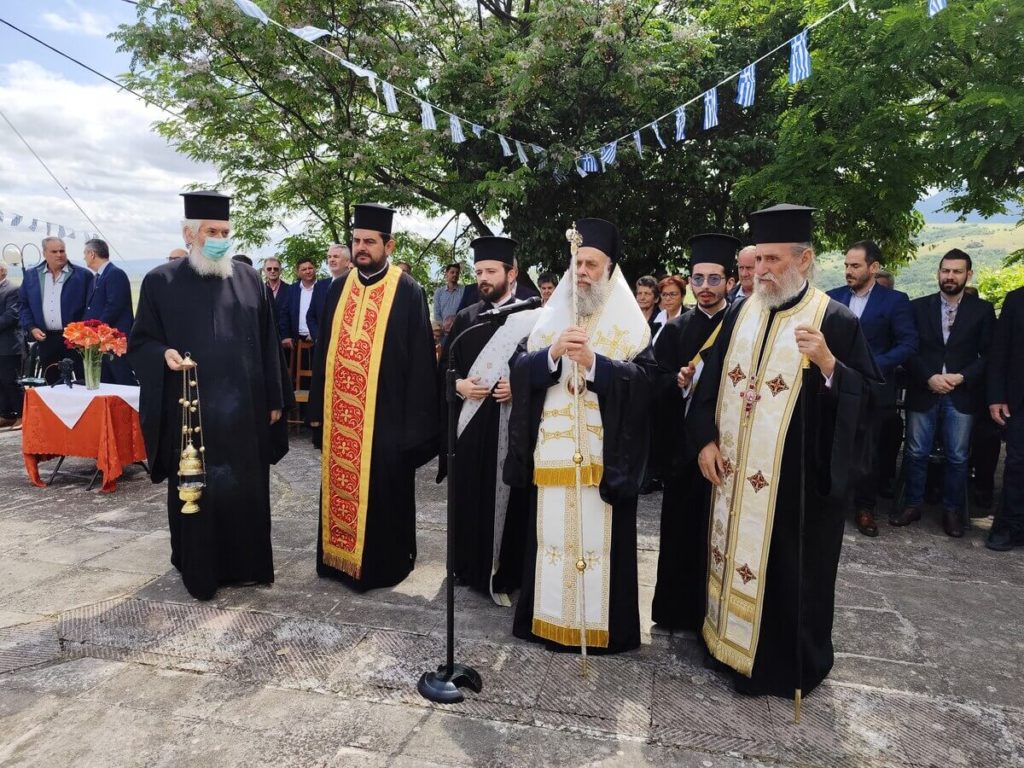 Επιμνημόσυνη δέηση στον ήρωα της Θεσσαλικής επανάστασης Κωνσταντίνο Ισχόμαχο