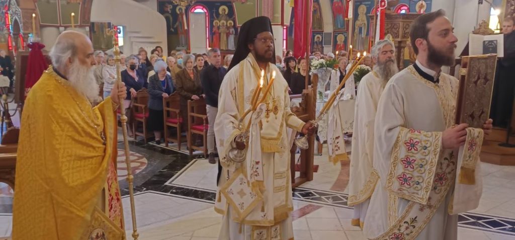 Στον Ιερό Ναό Προφήτη Ηλία Λάρισας ο Επίσκοπος Τζίντζας Σίλβεστρος