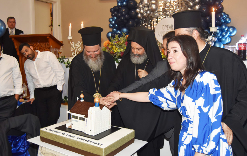 Ο Αρχιεπίσκοπος Αυστραλίας στον εορτασμό της 10ης επετείου της Ενορίας Αγίου Σάββα του εν Καλύμνω Σύδνεϋ