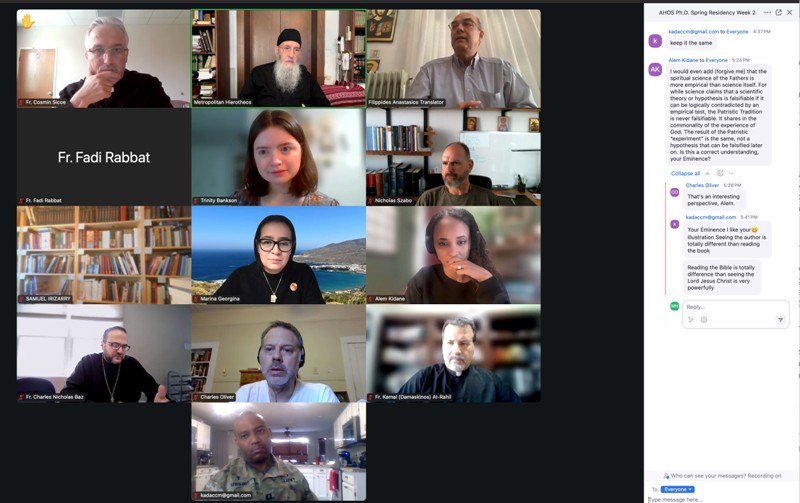 Ο Μητροπολίτης Ναυπάκτου παρέδωσε Μαθήματα σε διδακτορικούς σπουδαστές στην Αμερική