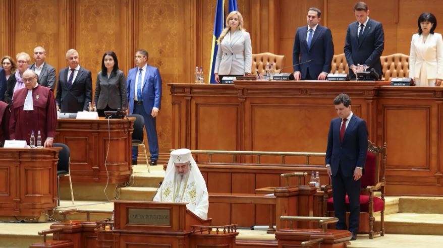 Ο Πατριάρχης Δανιήλ στην ορκωμοσία του νέου Προέδρου της Ρουμανίας