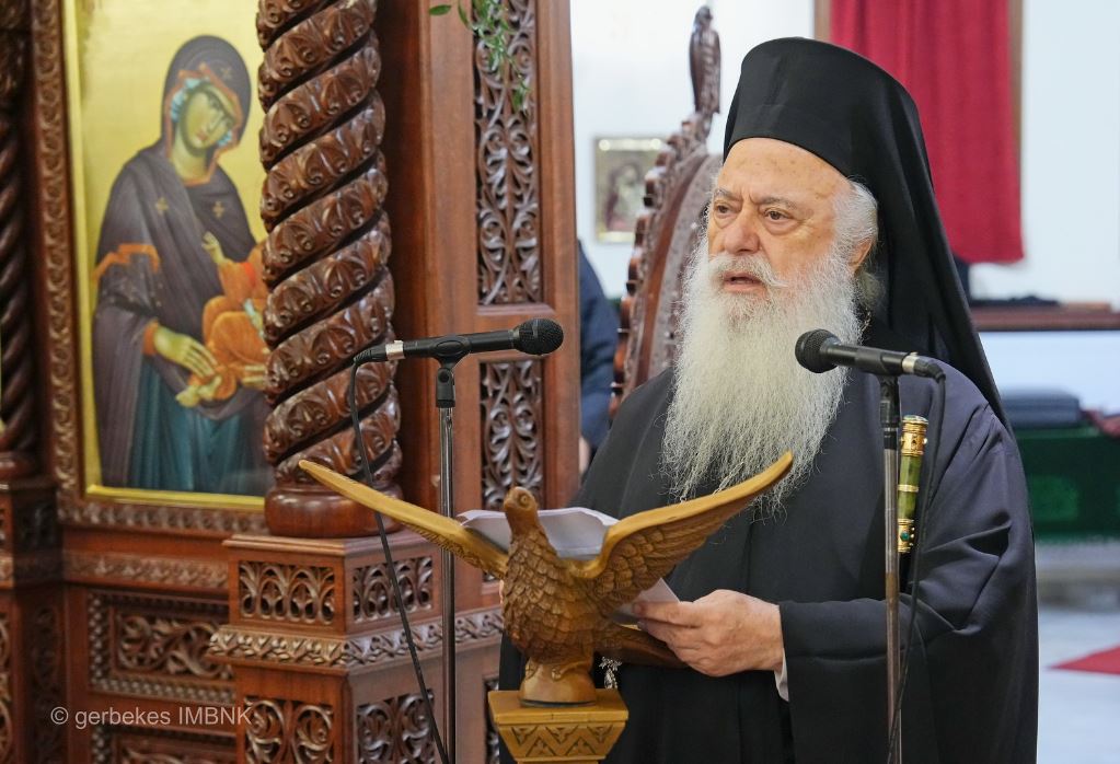 Βεροίας Παντελεήμων: Οι άρχοντες της πατρίδας μας να υπερασπιστούν δυναμικά στα συμφέροντα της Μονής Σινά