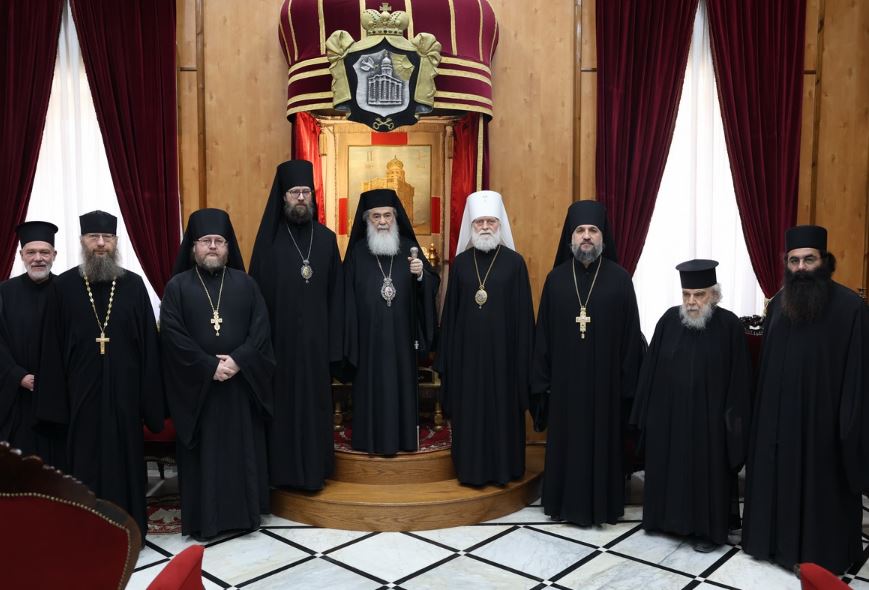Иерусалимский Патриарх встретился с представителями Эстонской Православной Христианской Церкви