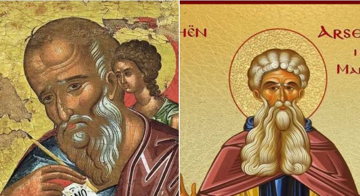 Apostull e Ungjillor Joan Theologu. Oshënar Arseni i Madh. Oshënar Mili, Himnograf