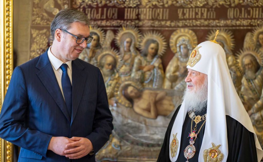 Предстоятель Русской Православной Церкви награжден высшим орденом Республики Сербия