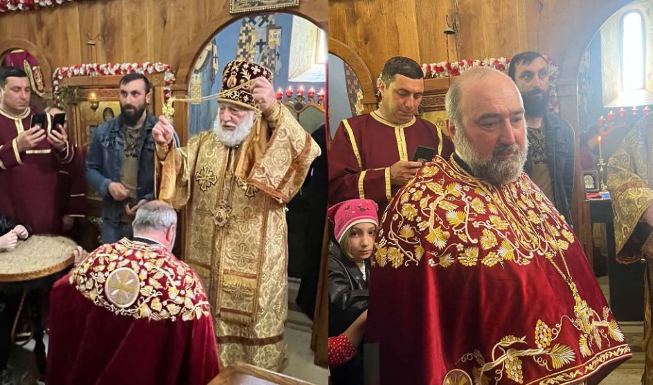 ტყიბულისა და თერჯოლის მიტროპოლიტმა გიორგიმ (შალამბერიძე) ეპარქიის სასულიერო პირი დააჯილდოვა