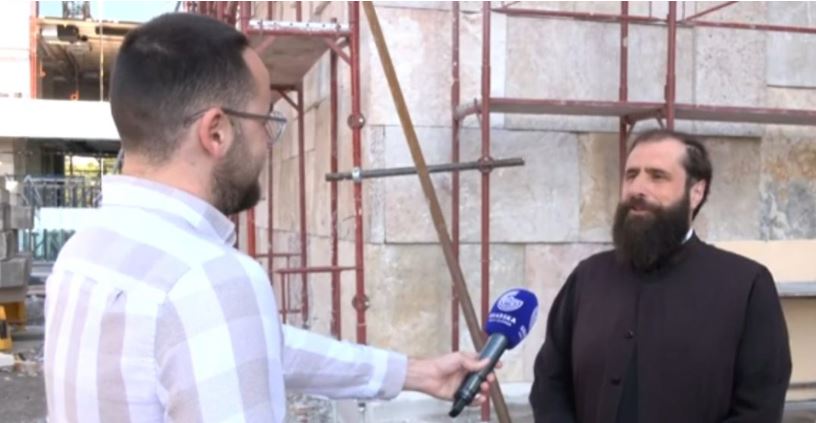 Отац Далибор Милаковић за Градску РТВ Подгорица о току градње зграде Гимназије ”Свети Сава” на Старом аеродрому