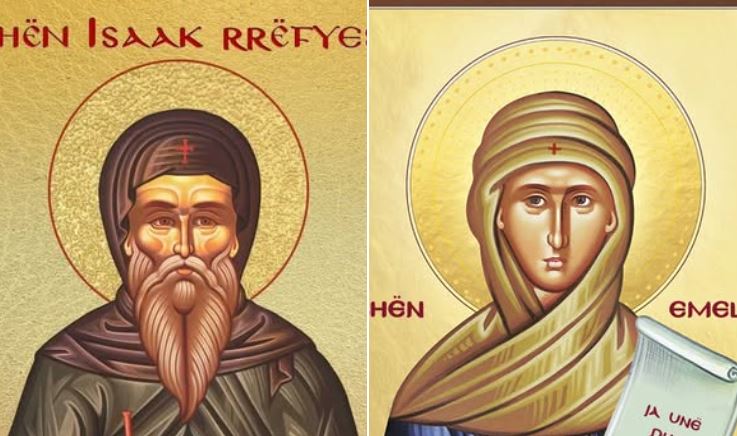 Oshënar Isaaku i Manastirit të Dalmatëve. Dëshmor Natali. Oshënare Emelia