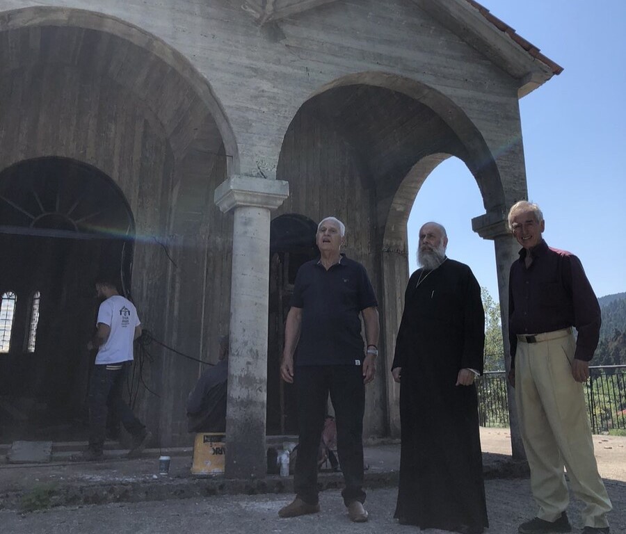 Νεόδμητος Ιερός Ναός του Αγίου Παϊσίου στη Μούχα των Αγράφων