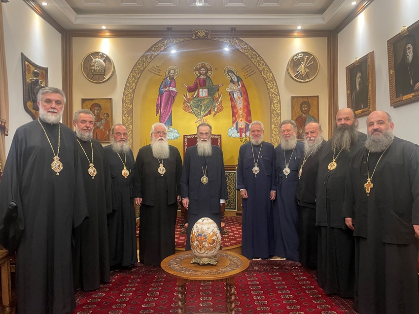 Μέγας Συνοδικός Πολυαρχιερατικός Εσπερινός του Πολιούχου της Κορίνθου Αποστόλου Παύλου