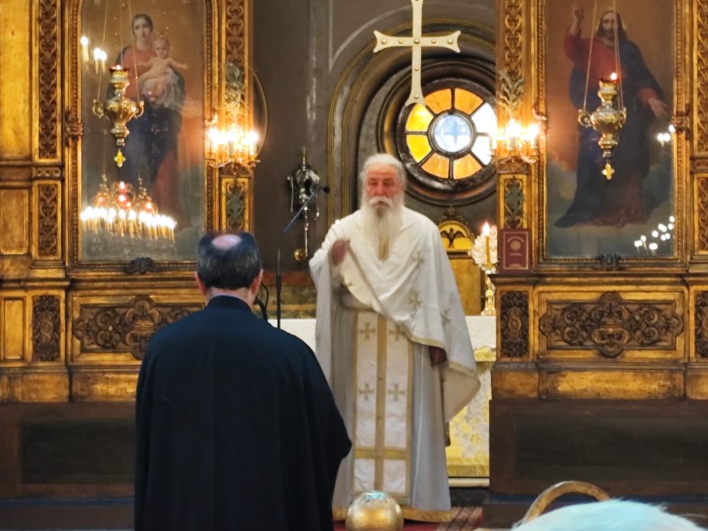 Από την εορτή της Κυριακής των Αγίων 318 Θεοφόρων Πατέρων, στην  Αγία Ειρήνη της Αιόλου