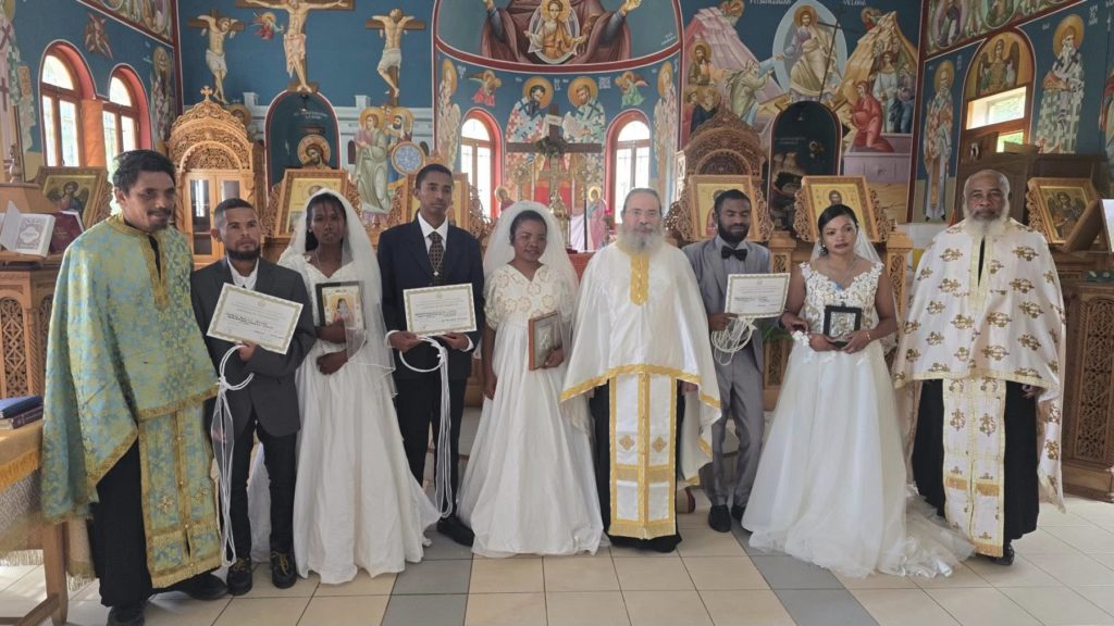 Ομαδικό Ιερό Μυστήριο του Γάμου στην Ιερά Μητρόπολη Βορείου Μαδαγασκάρης