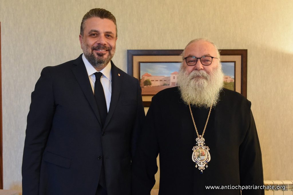 Συνάντηση Πατριάρχη Αντιοχείας με τον Γενικό Πρόξενο της Αλβανίας στον Λίβανο