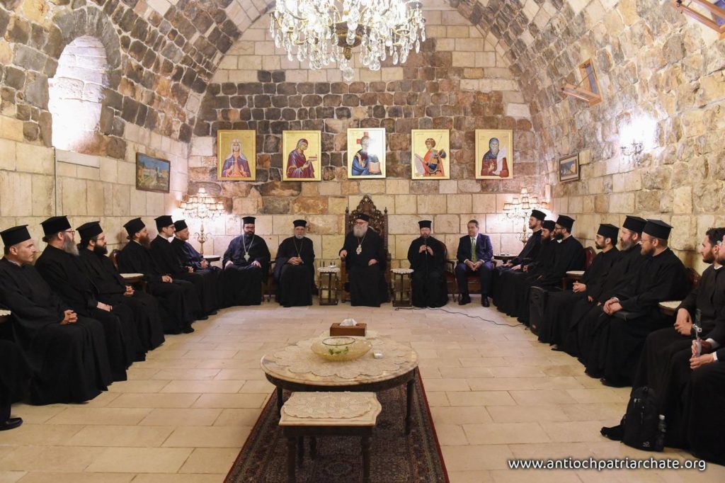 Συνάντηση Πατριάρχη Αντιοχείας με ιερείς και φοιτητές Θεολογίας από την Μητρόπολη Νέας Υόρκης