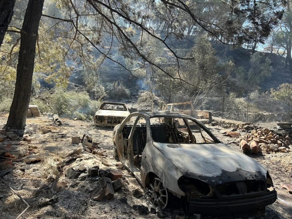 Πυρκαγιά στη Χίο: Σε κατάσταση έκτακτης ανάγκης το νησί