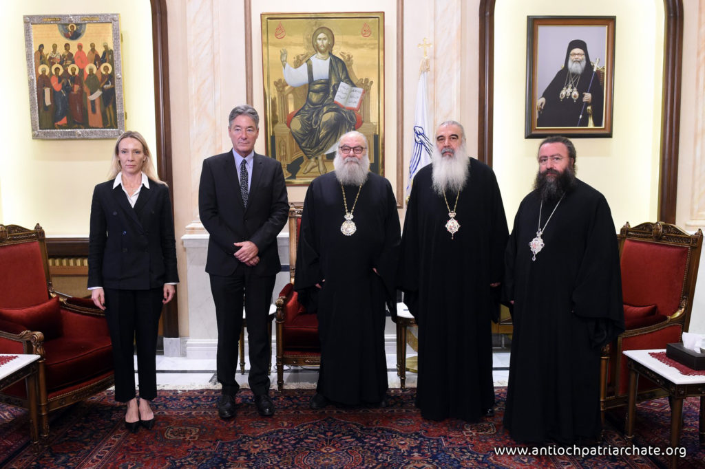 Ο Πατριάρχης Αντιοχείας δέχθηκε τα συλλυπητήρια από την αντιπροσωπεία της Ευρωπαϊκής Ένωσης στη Συρία
