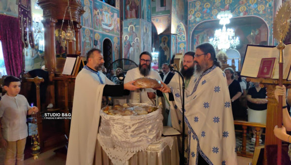 Η σύναξη όλων των Αγίων της Αργολίδας στο Αργολικό