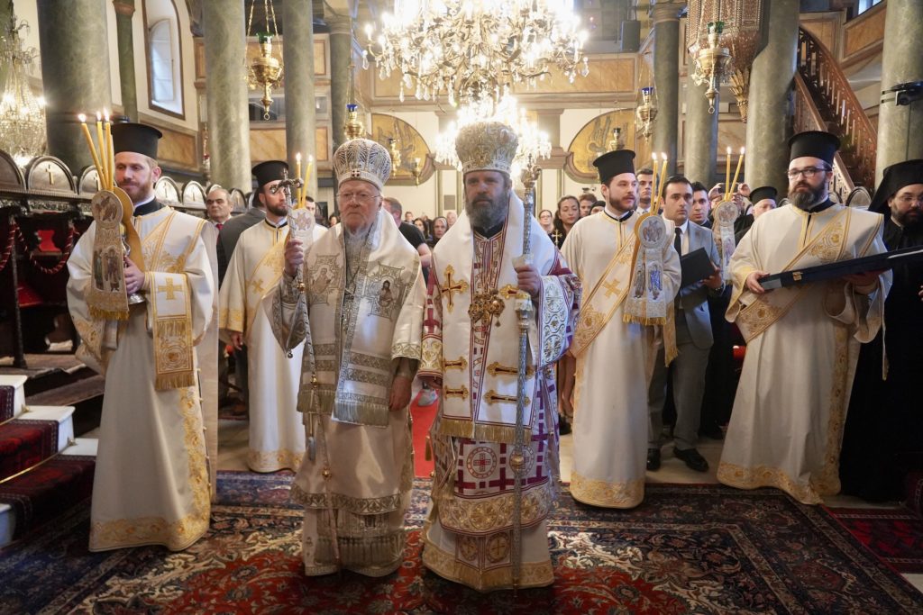 Grand Concelebration by Ecumenical Patriarch and Archbishop of Albania at the Phanar