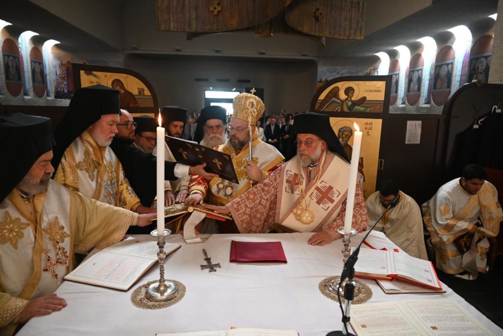 The ordination of Bishop Fanourios of Tyana in Chambésy, Geneva