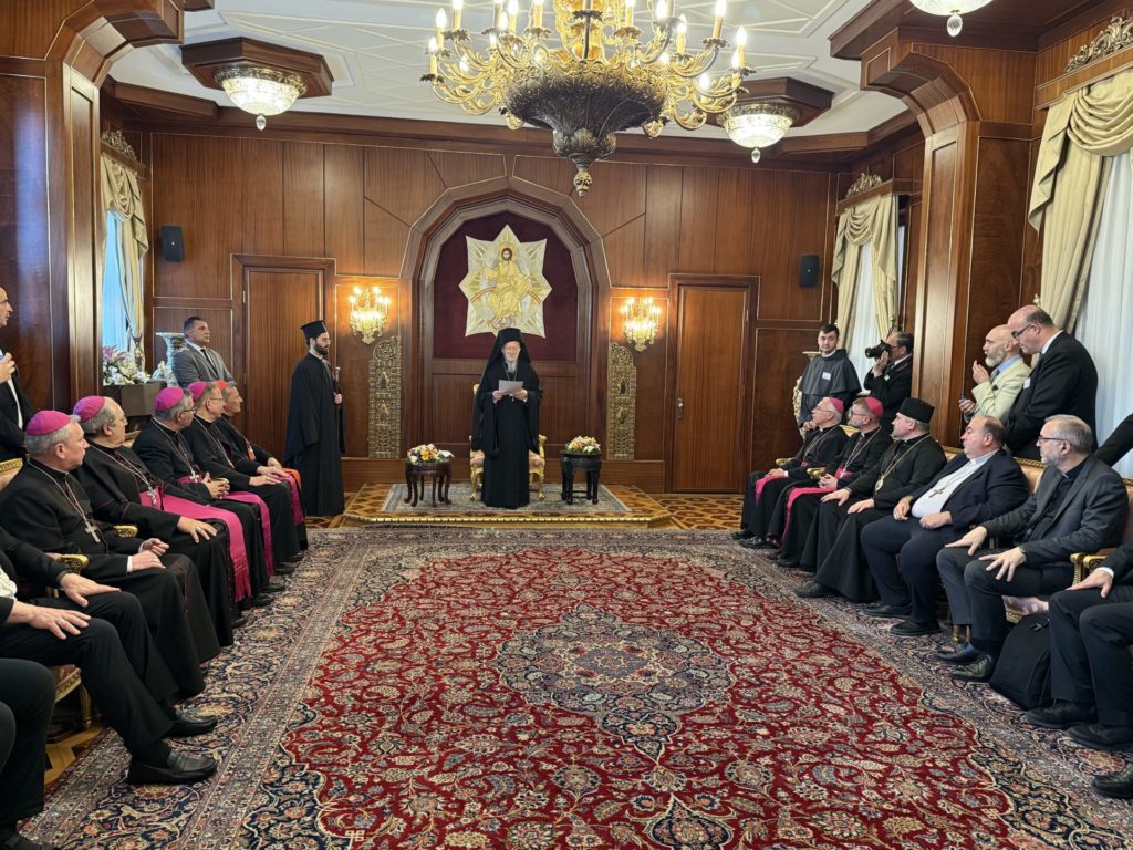 Ecumenical Patriarch receives delegation of Secretaries from Roman Catholic Episcopal Conferences of Europe