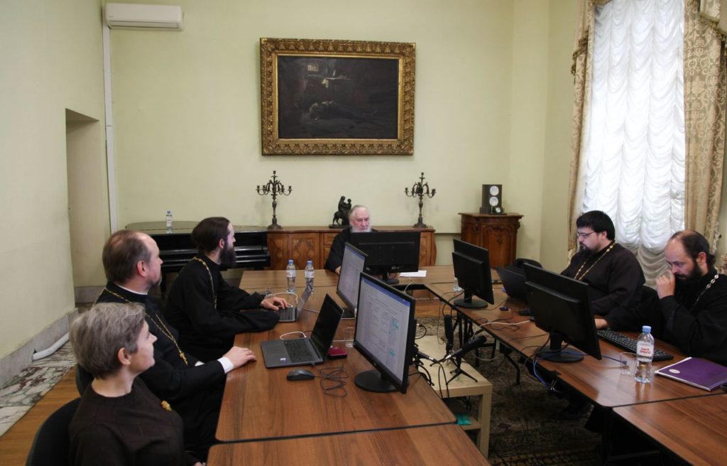 В Издательском Совете состоялось очередное заседание рабочей группы по кодификации акафистов