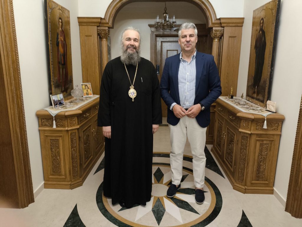 Συνάντηση του Μητροπολίτη Φλωρίνης με τον Περιφερειάρχη Ανατολικής Μακεδονίας-Θράκης Χρήστο Τοψίδη