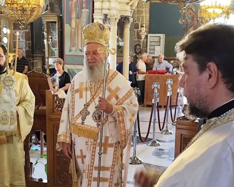 Ο Μητροπολίτης Χαλκίδος στην γενέτειρά του το Σάββατο των Ψυχών