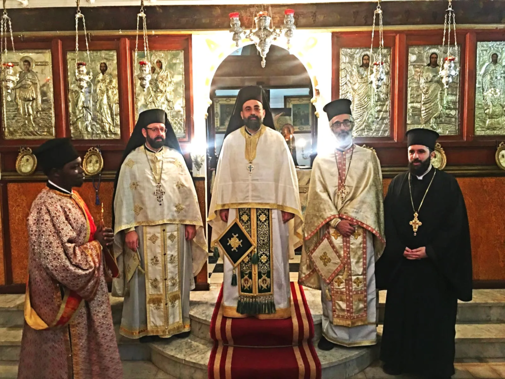 Θεία Λειτουργία στον Ι.Ν. Αγίων Αναργύρων Κύρου και Ιωάννου στο Αμπού Κιρ στην Αλεξάνδρεια