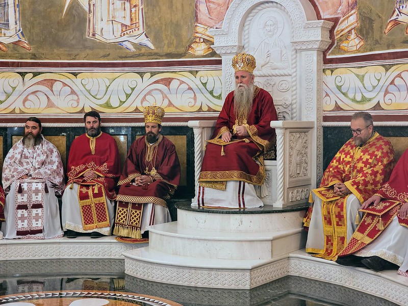 Ο Μαυροβουνίου Ιωαννίκιος στην εορτή του Αγίου Ιωάννη Βλαδίμηρου στο Μπαρ