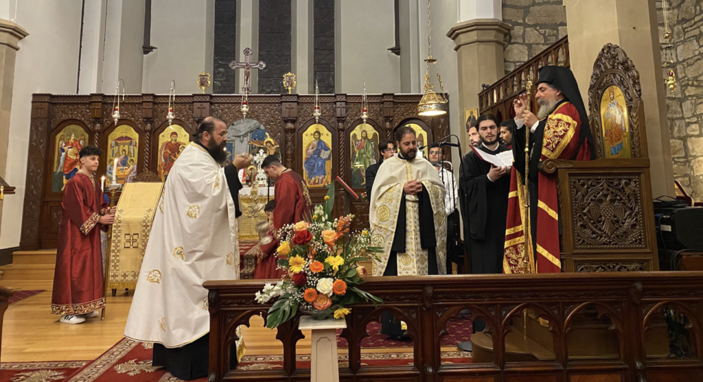Bishop Kyriakos of Melbourne celebrates the Feast of Pentecost in Tasmania