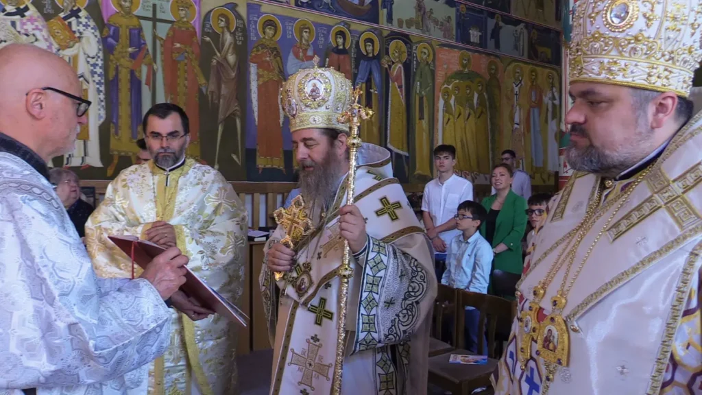 Episcopul Siluan al Ungariei a sfințit pictura Bisericii din Brno, Cehia