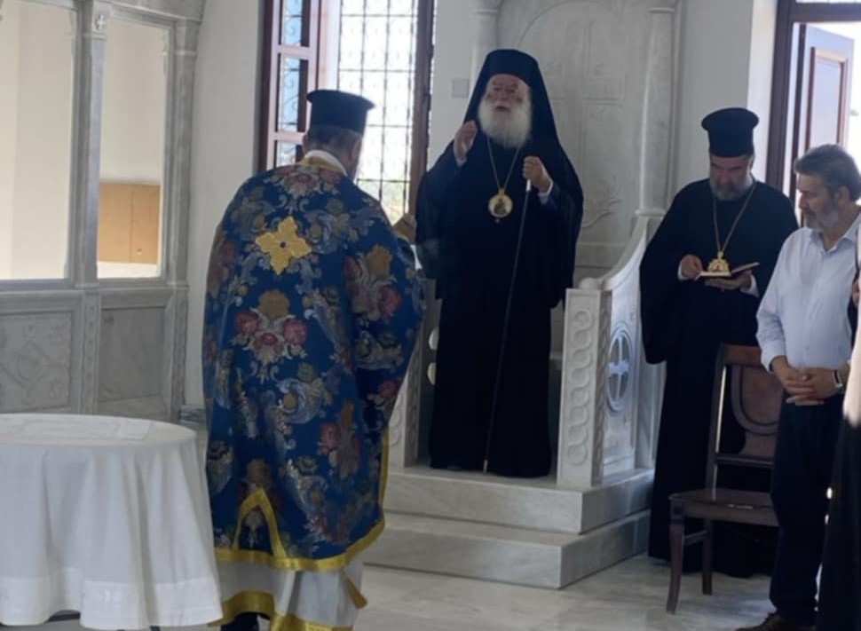 Patriarch of Alexandria honoured Saint Cyril Lucaris in Nicosia, celebrated Liturgy in Geri