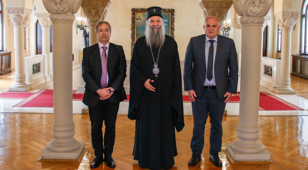 Патријарх Порфирије разговарао са српским амбасадорима у Етиопији и Словенији