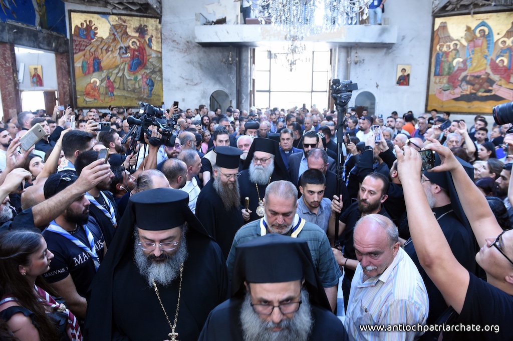Patriarch of Antioch visited the site of the tragedy