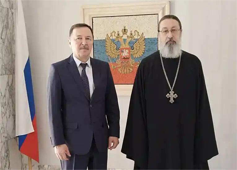 Состоялась встреча представителя Русской Православной Церкви с послом Российской Федерации в Сирии А.В. Ефимовым