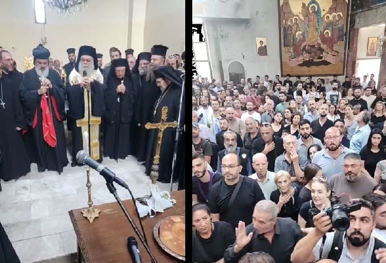 Στον Ιερό Ναό του Προφήτη Ηλία στη Δαμασκό ο Πατριάρχης Αντιοχείας (ΒΙΝΤΕΟ)