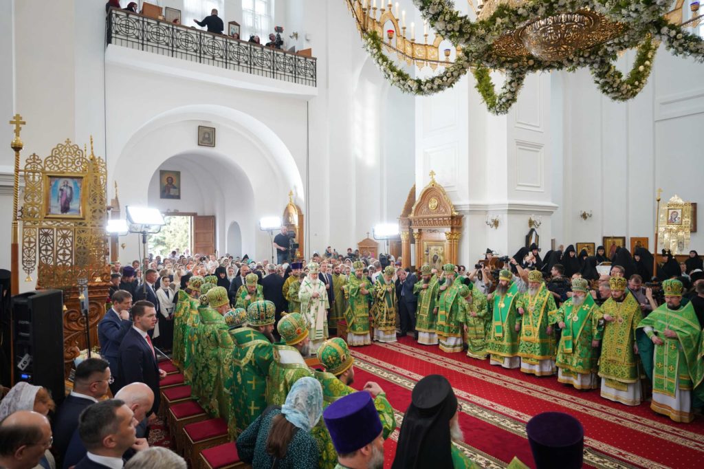 В честь основательницы Спасо-Евфросиниевского монастыря по Полоцку прошло одно из главных шествий города