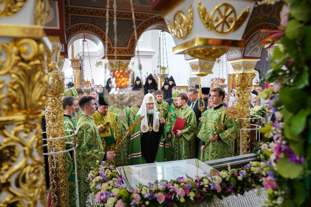 Предстоятель Русской Церкви возглавил торжества по случаю 900-летия основания Полоцкого Спасо-Евфросиниевского монастыря