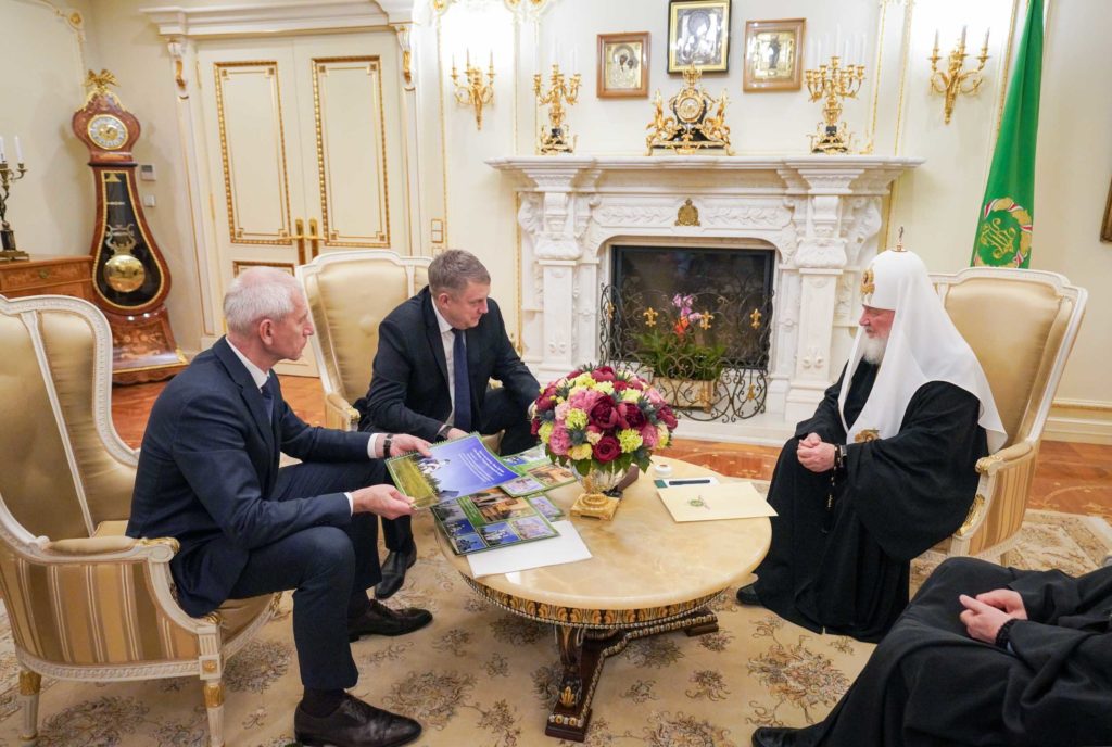 Святейший Патриарх Кирилл встретился с губернатором Брянской области и главой Брянской митрополии