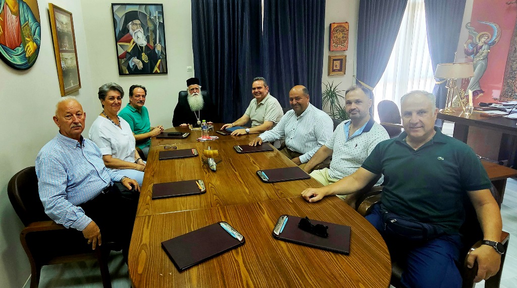 Το νέο Δ/Σ του Συνδέσμου Ιεροψαλτών στον Μητροπολίτη Δημητριάδος