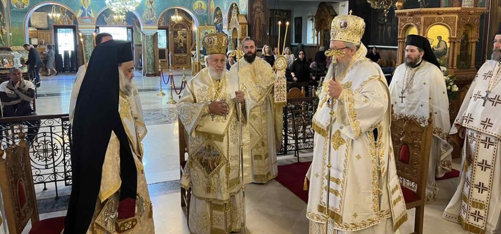 Το τεσσαρακονθήμερο μνημόσυνο του κατά σάρκα πατρός του Μητροπολίτη Λαρίσης στην Αθήνα
