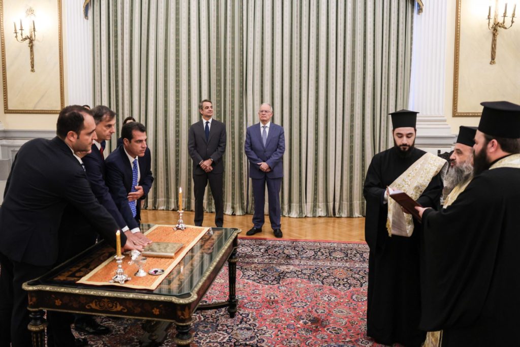 Η ορκωμοσία των νέων μελών της Κυβέρνησης