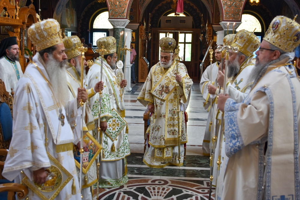 Το τεσσαρακονθήμερο μνημόσυνο του κατά σάρκα πατρός του Μητροπολίτη Λαρίσης