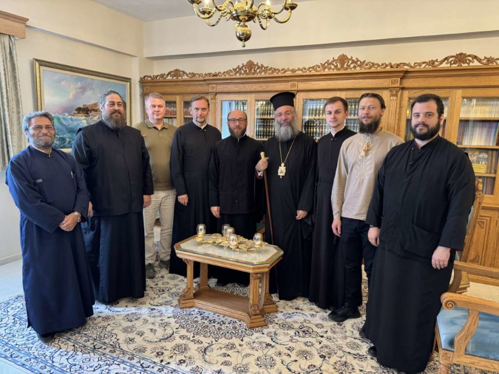 Αντιπροσωπεία από την Θεολογική Ακαδημία του Βολύν στη Μητρόπολη Ρεθύμνης