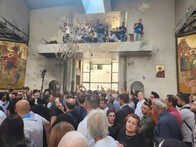 Блаженнейший Патриарх Антиохийский Иоанн совершил панихиду по убиенным в храме святого пророка Божия Илии