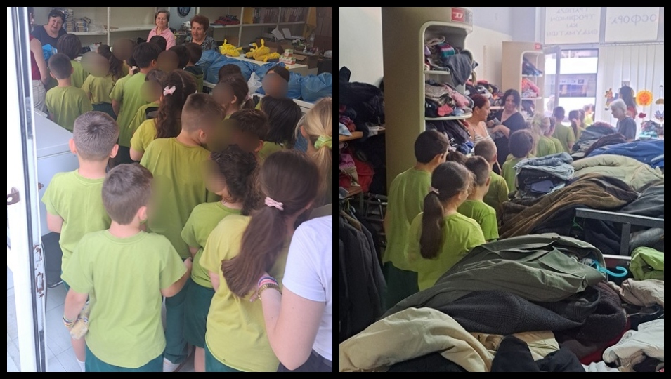 Παιδιά των Εκπαιδευτηρίων «Homo Εducandus Αγωγή» ενισχύουν τη «Θεοπροσφορά» της Ι.Μ. Κορίνθου