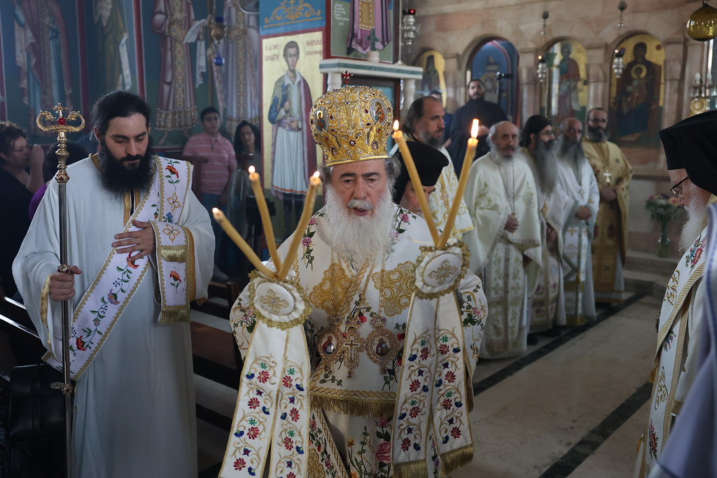 Начальник РДМ сослужил Патриарху Иерусалимскому в монастыре пророка Божия Елисея